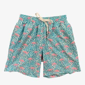 Chubbies Swim Shorts Mens M Medium Domingos Are For Flamingos Brief Lined Trunks